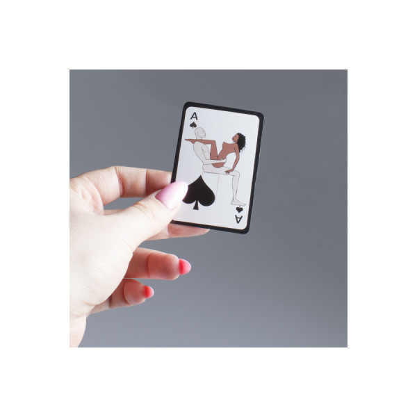 Mini jeu de 54 cartes Kamasutra